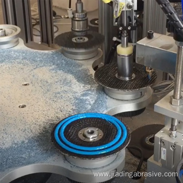 flap disc forming making machine produce abrasive wheels